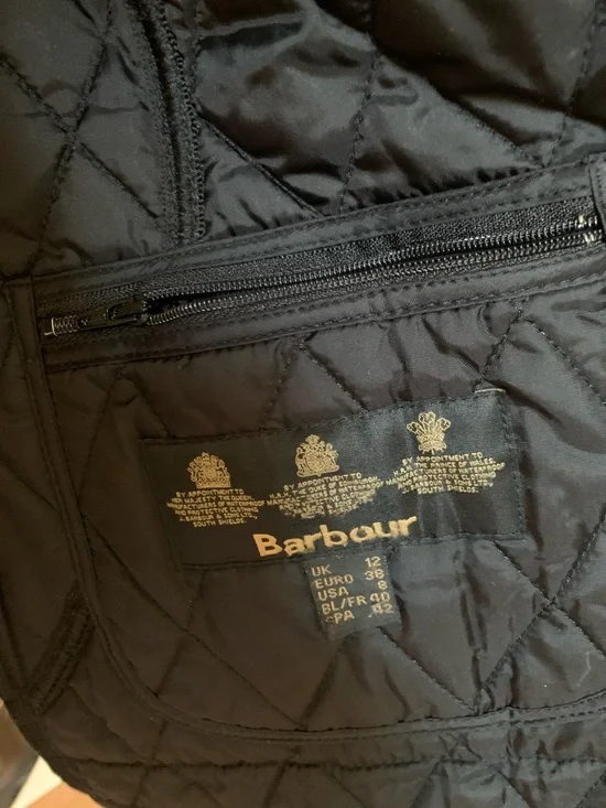 BARBOUR JACKET QUILTED LIGHTWEIGHT BLACK LARGE - Picture 10 of 11